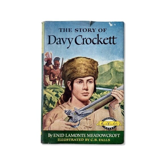 The Story of Davy Crockett by Enid Lamonte Meadowcroft 1952 Vintage Book - Picture 1 of 9